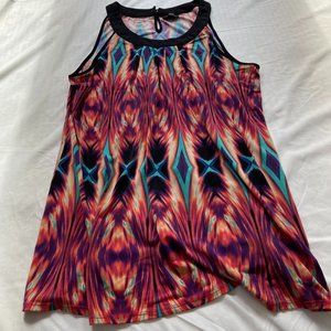 Sleeveless Jersy swing tunic top